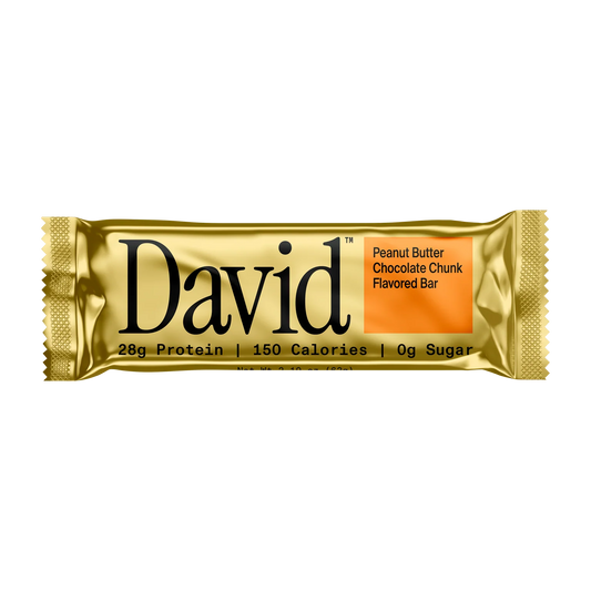 DAVID PROTEIN GOLD PEANUT BUTTER CHOCOLATE CHUNK