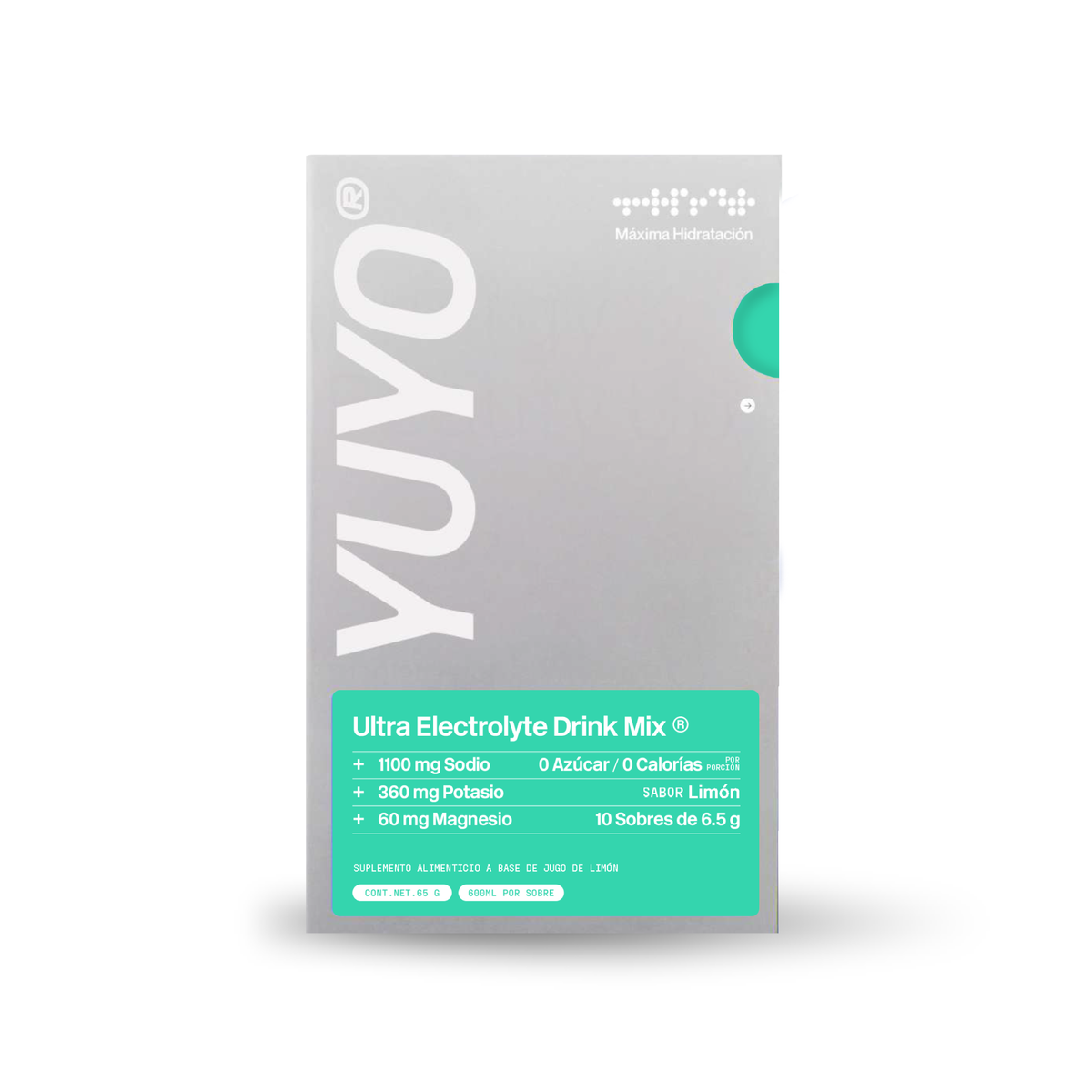 YUYO Ultra Electrolyte Drink Mix-CAJA C/10 SOBRES