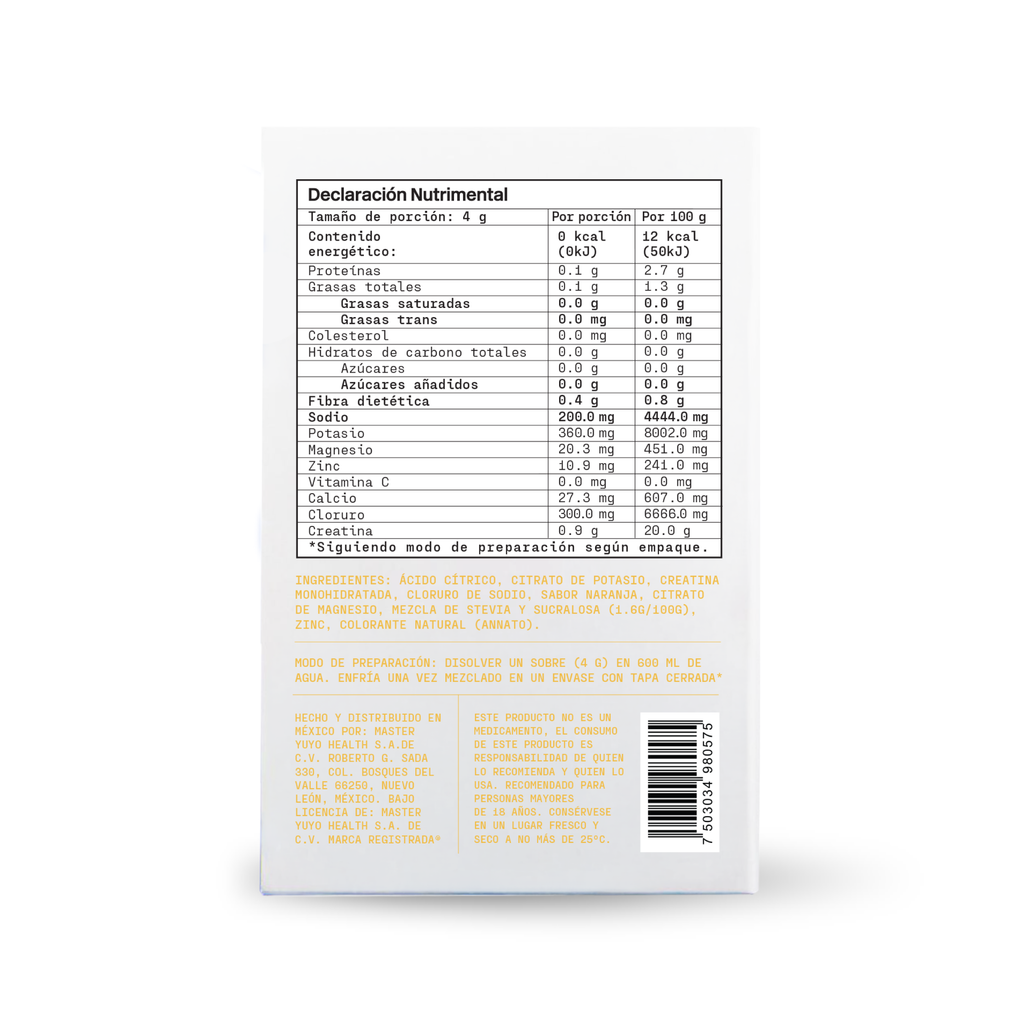 YUYO MIX DE ELECTROLITOS-CAJA C/10 SOBRES